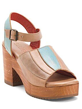 BED/STU Leather Jetsetter Heels